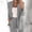 *Gray, variant on ClodeEU Women's Open Front Blazer Jacket, Casual Long Sleeve Workwear Blazer, Loose Fit Solid Color Office Outwear Black,Womens Plus L