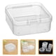 thumbnail image 4 of 55 mini cajas cuadradas: pequeños contenedores de almacenamiento transparentes con tapas. Cajas de plástico transparente para organizar artículos pequeños, joyas, manualidades, cuentas y más., 4 of 8