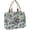 Green, variant on Hsqqdc Floral Print Canvas Tote Bag, Large Capacity Work Shoulder Handbag