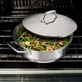 thumbnail image 4 of Tramontina Casserole Couverte Base Tri-Couche en Acier Inoxydable, 3 Qt, 80101/025DS, 4 of 5