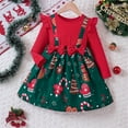 thumbnail image 2 of FDDMis Girls Black Christmas Dress Tutu Dress for Girls Bridesmaid Dresses Girls 2t Winter Clothes Toddler Girls Thanksgiving Outfits Winter, Red 12-18 Months, 2 of 6