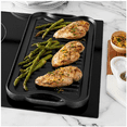 thumbnail image 3 of Pre-Seasoned Cast Iron Reversible Rectangular Grill/Griddle, Black, 20 x 10.39 x 0.98 inch, 3 of 6