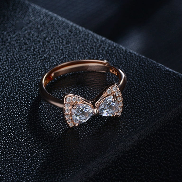 Bow promise ring sale