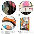 thumbnail image 3 of Designart "Modern Robot Pop Art wall art V" Modern Floater Framed Canvas Print, 3 of 7