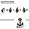 thumbnail image 3 of Pack of 4 Metal Tire Valves for Cars, Motorcycles, Bicycles - 11.3mm Steel, 3 of 8