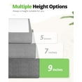 TATAGO 3000lbs Max Weight Capacity 9" Heavy Duty Metal Box Spring Queen