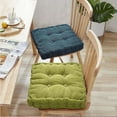 thumbnail image 4 of Meditation Floor Pillow Large Square,Wine,Corduroy Floor Seat Pillows Cushion,for Living Room Balcony Tatami Yoga,16*16*3 Inch, 4 of 7