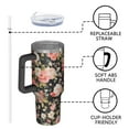 thumbnail image 4 of OBREWU Pioneer Flower Tumbler with Handle and Lid,Pioneer Flower 40oz Double Wall Vacuum Insulated Tumbler,Cups Gift for Women and Men, 4 of 7