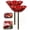 2pcs, variant on Handmade Metal Flower Garden Stakes Bird Bath Bee Watering Station, Garden Outside Pollinators Birdbaths Bowl, Hummingbird Fountain Butterfly Water Feeder