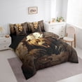 thumbnail image 3 of Homewish 3D Bear Animal Twin Bedding Sets 7-Piece for Adult, Jungle Wildlife Bedding Comforter Set, Rustic Farmhouse Reversible Sheet Sets, Ultra Soft Bedroom Decor, 3 of 7