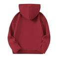 thumbnail image 6 of Bnwani Hoodies for Girls Long Sleeve Oversized Fleece Sweatshirt Cute Plain Tops Pullover, 6 of 8