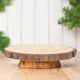 thumbnail image 4 of Rodaja de madera redonda y grande para centros de mesa. Rodaja de madera sin tratar. Centro de mesa de madera., 4 of 7
