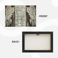 thumbnail image 4 of AatoeaX Angel Wings Wall Art Rustic In Memory Pictures Wall Decor Angel Wings I Thought of You Today Painting Prints Artwork Ready to Hang, 4 of 4
