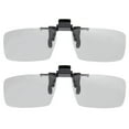 thumbnail image 1 of 2 Pcs Polarized Clip-on 3D Glasses, Passive Circular 3D Viewing Glasses Frame, 1 of 7