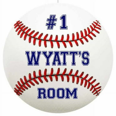 WYATT'S Bedroom 12" Round Metal Sign Boys Room Wall Décor Gift 200120030083
