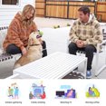 thumbnail image 7 of Catalonia Plaid Oversized Wearable Blanket Hoodie Sweatshirt, Sherpa Lounging Pullover for Adults, 7 of 7