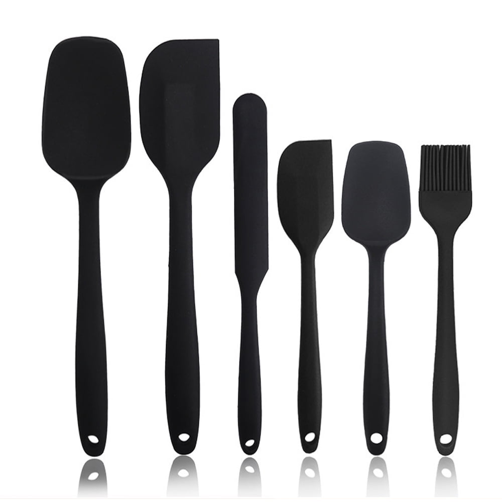 Silicone Spatulas, Small Rubber Spatula Seamless One Piece Design Heat