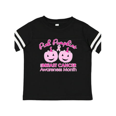 

Inktastic Pink Pumpkins for Breast Cancer Awareness Gift Toddler Boy or Toddler Girl T-Shirt