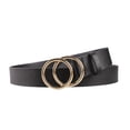 thumbnail image 2 of Guardurnaity Cinturón de mujer, accesorio de ropa de estilo Simple, adornos de ropa elegantes, cadenas de cintura, cinturones de femenina, adorno de Cinturones Dorado/Negro 110cm Guardurnaity AP009774-01B, 2 of 6