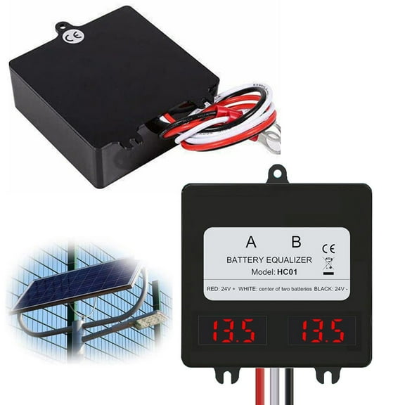 VIVIHEYDAY HA01 HC01 Battery Balancer Equalizer 12V-24V Batteries Equaliser For Solar System, Truck