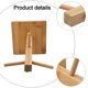 thumbnail image 3 of Soporte para tazas de madera, estado de almacenamiento de tazas de café en ma de árbol, gancho con seis ganchos., 3 of 12