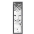 thumbnail image 2 of ArtToFrames 10" x 37" Tungsten Picture Frame, 10x37 inch Gray MDF Poster Frame (WOM-4640), 4 Pack, 2 of 6