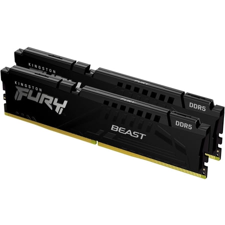 UPC: 0740617324358 | Kingston FURY Beast 32GB (2 x 16GB) 288-Pin DDR5 SDRAM DDR5 5200 (PC5 41600) Desktop Memory Model – KF552C40BBK2-32