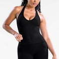 thumbnail image 6 of zbxnLI Women's Slim Yoga Tank Top Summer Fashion Solid Color Sleeveless Athletic Workout Running Tops for Womens, 6 of 7