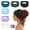 White+Black+Light Purple+Light Blue+Dark Green+Teal, variant on 6 Pack Wide Headbands for Women Non Slip Soft Elastic Hair Bands Yoga Running Sports Workout Gym Head Wraps, Knotted Cotton Cloth African Turbans Bandana (with 6 Pcs Hair Ties)