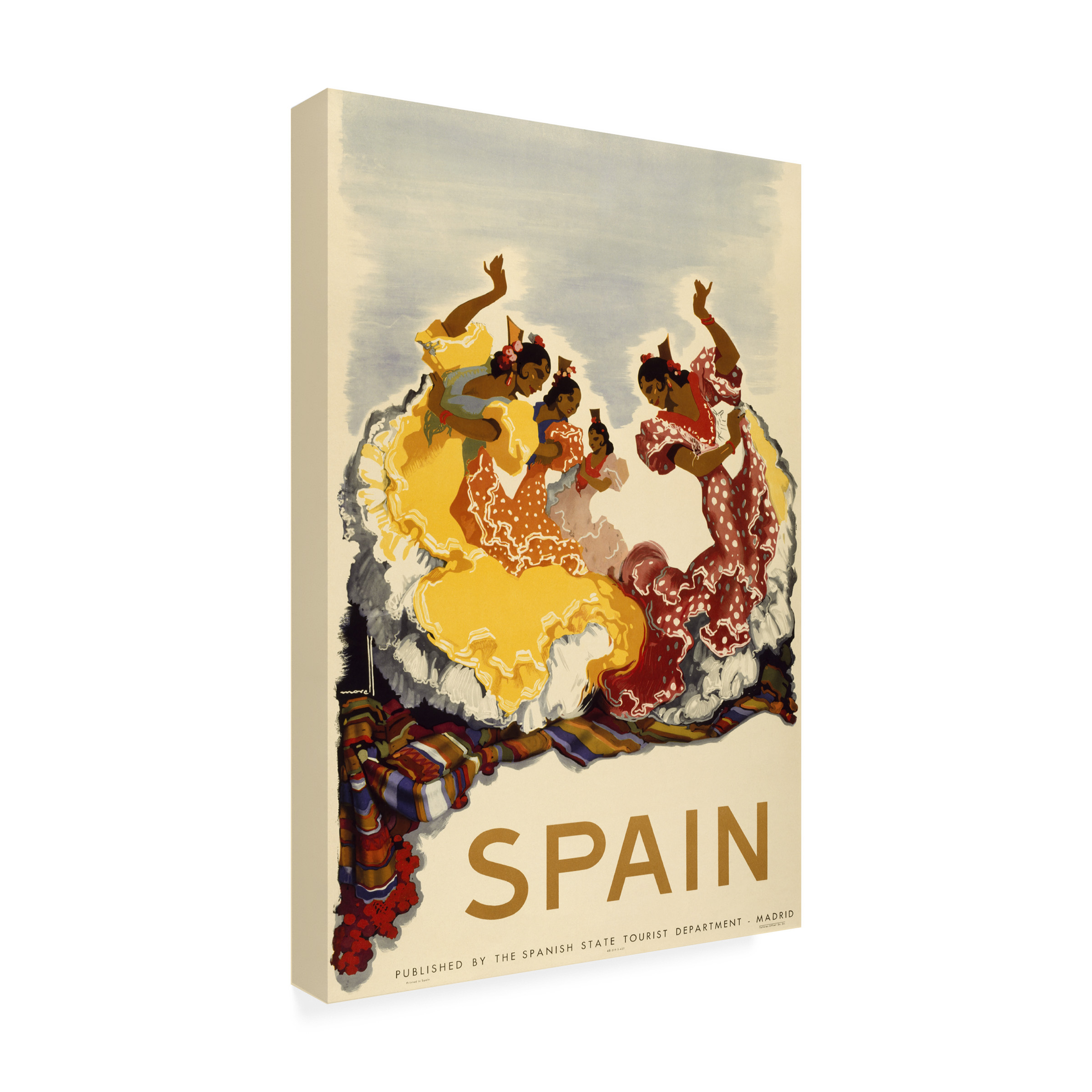 Trademark Fine Art "Spain, Women Dancing" Canvas Art