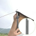 thumbnail image 6 of Tarp Poles Awning Support Pole Tent Rods with Adjustable Snap Button Connection for Outdoor Camping Canopy Shelter, 6 of 9