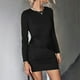 thumbnail image 5 of Vestido de manga larga, Vestido de manga larga para mujer Vestido ajustado de manga larga Vestido de manga larga para mujer Estándares líderes en la industria, 5 of 8