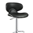 thumbnail image 3 of Newboti Furniture Black and Chrome Adjustable Bar Stool (Set of 2) 77443, 3 of 6