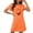 Orange, variant on Generic Womens Nightgowns Cotton Sleepwear Plus Size Sleep Shirt Short Sleeve Nightshirt Cute Print Sleepshirt
