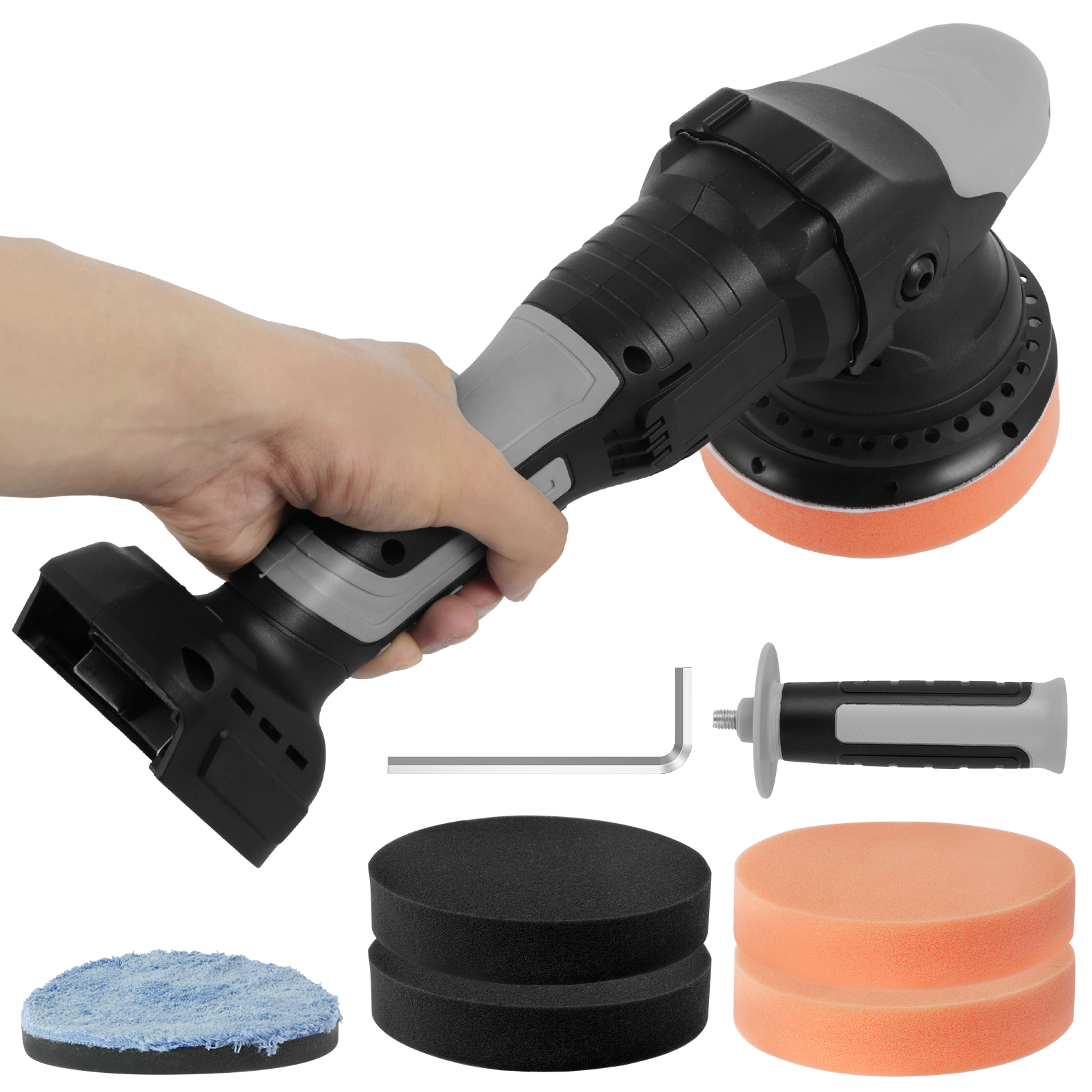 Adifare Buffer Polisher 21V Cordless Battery Powered Electric Polishing