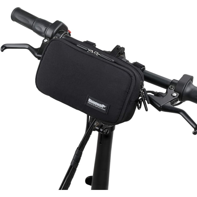 Bolsa delantera para bicicleta, bolsa para manillar de bicicleta con cubierta para lluvia, multifunción, bolso de hombro, bolso de hombro al azar