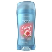 Secret Invisible Solid Antiperspirant Deodorant, Rose Scent, 2.6 oz