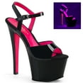 thumbnail image 2 of SKY-309TT, 7" Heel 2 3/4" Platform Two Tone Ankle Strap Sandal, 2 of 2