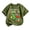 32Army Green235, variant on WERYOUNG Girls First Day Of School Shirts Short Sleeved Crewneck Cartoon Printed T Shirts Lightweight Knit Tees For Kids Back To School Versatile Tops 2-3 Years