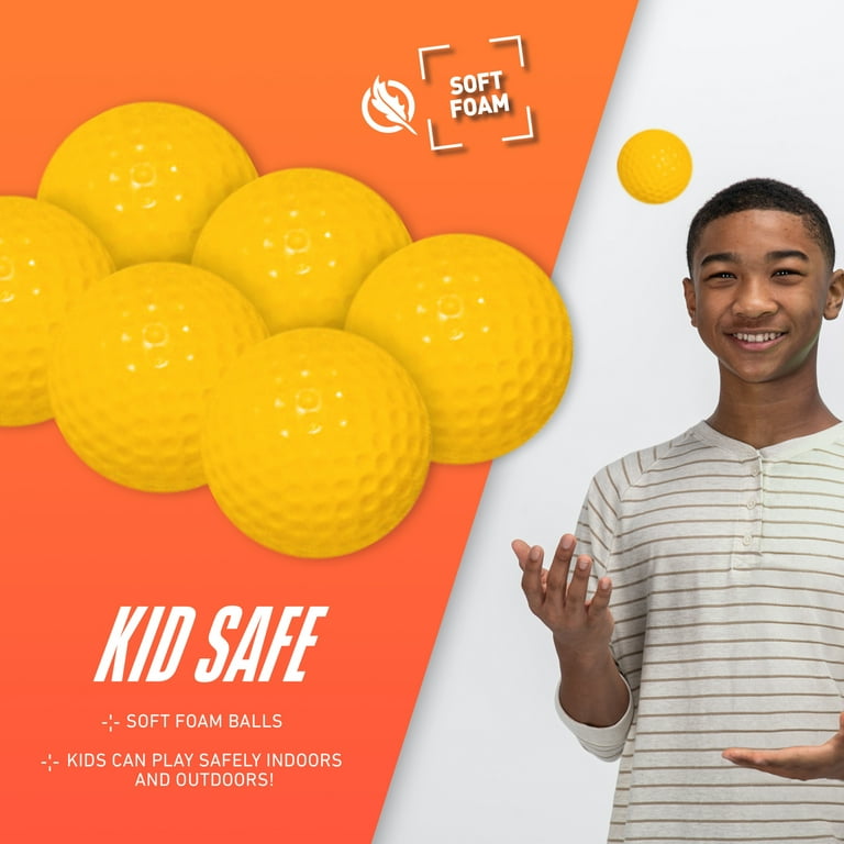NERF Kids Bounce N Score Target Toss Game Set - Foam Ball Bouncing