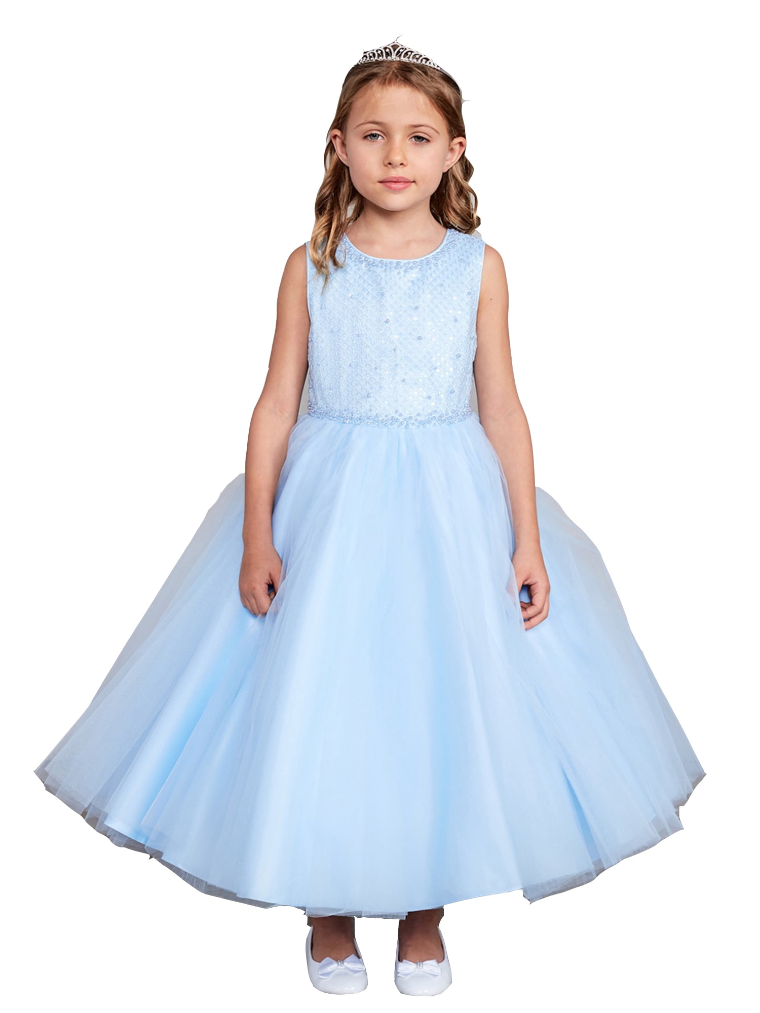 sky blue junior bridesmaid dresses