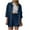 01-Navy summer outfits for women, variant on Xdegoge 2 Piece Linen Sets for Women 3/4 Sleeve Lapel Button Down Shirt Drawstring Shorts Sets Summer Outfits Loose Shorts Set with Pockets Plus Size Lounge Matching Set Outfits Set Mujer Dos Piezas