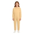 thumbnail image 4 of Norvella Boys Zip Up Jumpsuit Solid Hooded Long Sleeve Relaxed Fit One Piece Pajamas Halloween Costume Casual Outfit, 4 of 8