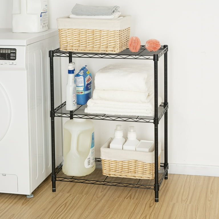 Free Shipping! Hyper Tough Black Multipurpose Wire Shelving Rack