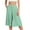 Green, variant on Women's Capris Plus Size Wide Leg Clearance Under $10 Cropped Pants With Pockets Lightweight High Waisted Loose Cropped Pants