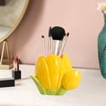 thumbnail image 7 of Yonrjhukm Ceramic Pen Support Desktop Decoration for Office, Makeup Stationery Storage Jar, Elegant Flower Vase for Desk, Tidy Organizer for Pens and Pencils, 7 of 7