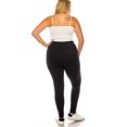 thumbnail image 4 of MOA Collection Women's Plus Size Microfiber Full Length Leggings, 4 of 4