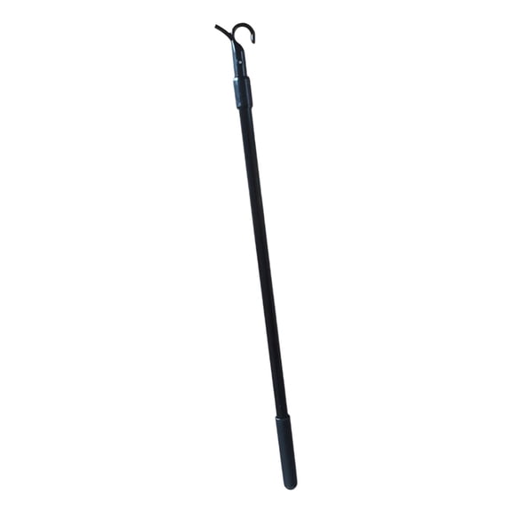 Window Shade Rod Blind Wand Drapery Pull Sturdy Black Aluminum Alloy for Effortless Tall Window Control