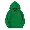 thumbnail image 5 of UACY Girl's Hoodies Sweatshirt Bow Graphic Hoodie Long Sleeve Pullover Tops Cute Hoodies for Teen Girls with Pocket (Green, 9-10 Years), 5 of 8