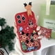 thumbnail image 2 of Funda navideña de oso 3D de Papá Noel para iPhone 16 15 14 13 11 12 Pro Max XR X XS Max 7 8 Plus SE 2020, funda trasera de silicona suave, 2 of 4